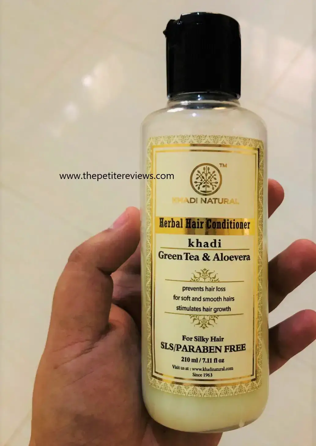 Khadi Green Tea Aloe Vera Hair Conditioner Review - THE PETITE REVIEWS